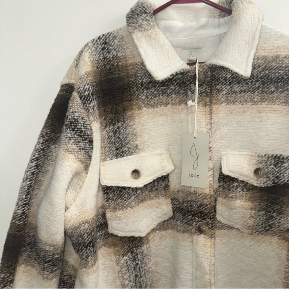 JOIE Plaid Shacket - Picture 4 of 5